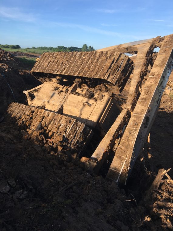 D6T Recovery after turning over at clients site