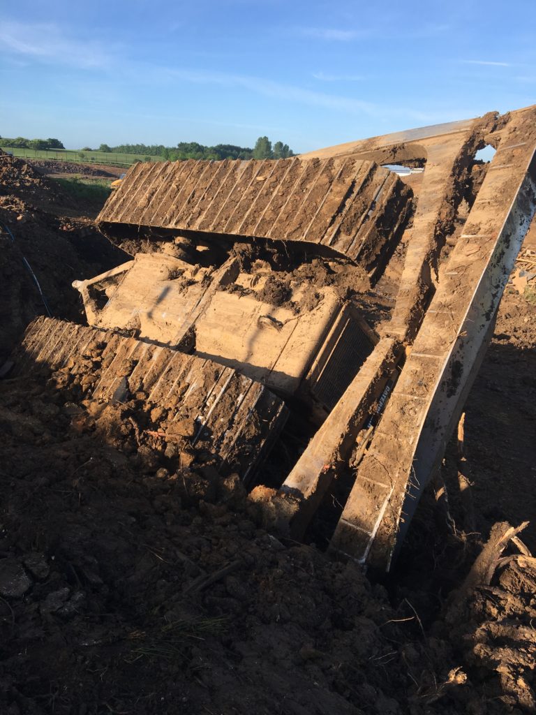 D6T Recovery after turning over at clients site